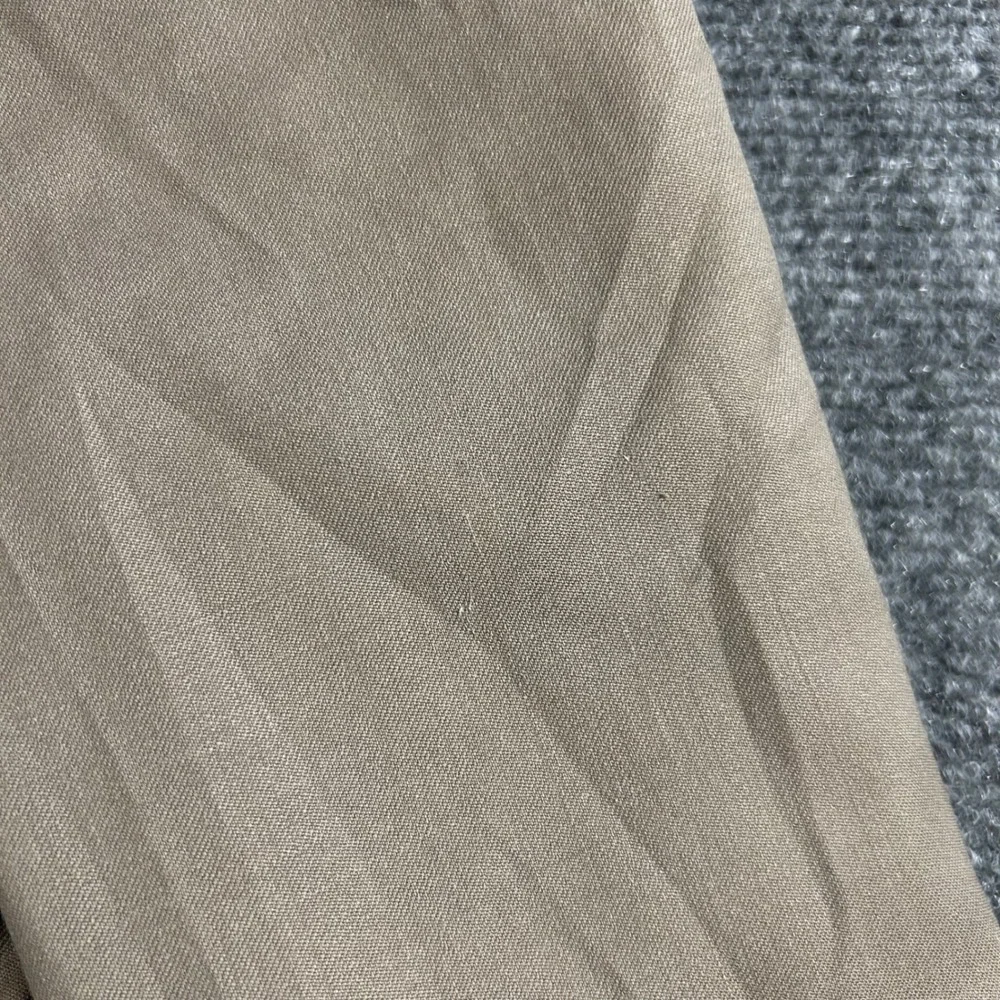 Saks Fifth Avenue Mens 38R Slim Fit 100% Wool Blazer Tan Khaki Sport Coat